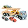 Personalised Wooden Car Transporter, thumbnail 3 of 4