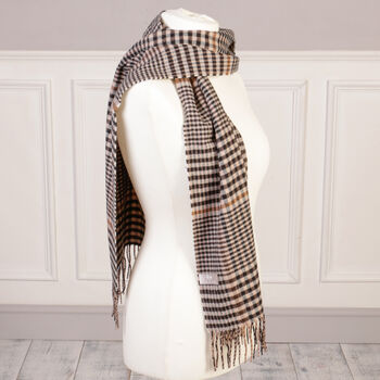 Autumn Brown Winter Scarf, 2 of 8