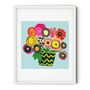 Joyful Flowers In Vase Print, thumbnail 2 of 4