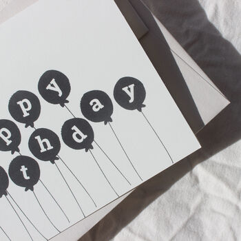 Balloons Happy Birthday Card, 5 of 8