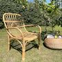 Wicker Bamboo Chair, thumbnail 1 of 5