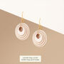 Design Your Own Colour Combination | Layered Geometric Rectangle Earrings, thumbnail 8 of 11