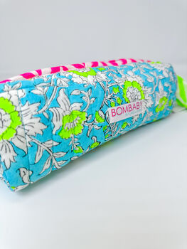 Handmade Quilted Pencil Case | Meadow, 3 of 4