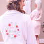 Personalised Spring Flower Girl Dressing Gown, thumbnail 6 of 8