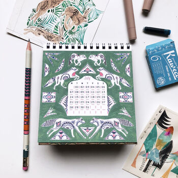 2025 Mini Animal Desk Calendar, 3 of 12