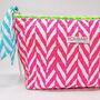 Handmade Quilted Makeup Bag | Neon Pink, thumbnail 1 of 3