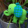 Fair Trade Fabric Elephant, thumbnail 3 of 4