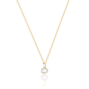 Rose, Silver Or Gold Single Pearl Pendant Necklace, 7 of 12