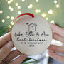 New Home House Wooden Christmas Decoration, thumbnail 2 of 6
