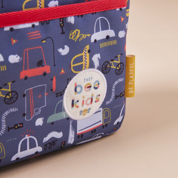 Just Bee Kids Blue Transport Lunch Bag, 4 of 4