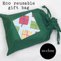 'Snow Bow' Winter Rainbow Personalised Plant Pot, thumbnail 3 of 3