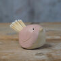 Bird Match Striker Pot In Pale Pink, thumbnail 4 of 9