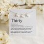 30th Birthday Gift, Three Star Necklace Gift For Three Decades, thumbnail 1 of 8