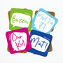Manchester Coaster Set, Slang Sayings, Dialect, thumbnail 1 of 5
