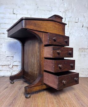 Victorian Walnut Davenport Desk, 4 of 9