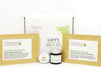 Vegan Personalised Beauty Gift Box Set, 4 of 4