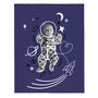 Personalised Baby Photo Astronaut Print, Unframed, thumbnail 4 of 8