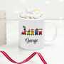 Personalised Christmas Train Kids Polymer Mug, thumbnail 3 of 5