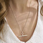 Large T Bar Necklace, thumbnail 6 of 6
