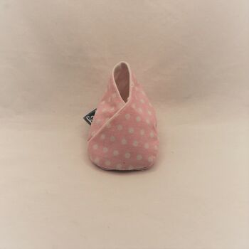 Reclaimed Eco Friendly Delicate Pink Baby Shoes, 8 of 11