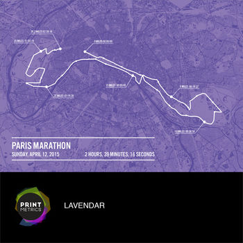 Personalised Paris Marathon Poster, 8 of 12