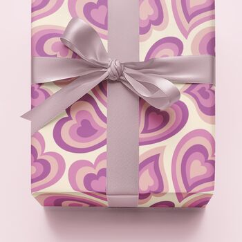 Hearts Valentine’s Gift Wrapping Paper, 7 of 9