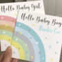 Over The Rainbow Birthday Card Blue, thumbnail 6 of 8