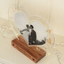 Personalised Wedding Anniversary Acrylic Heart Photo, thumbnail 2 of 3