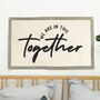 We Are In This Together Fabric Wall Hanging, thumbnail 2 of 5