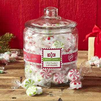 Christmas Candy Mint Scented Lip Gloss, 3 of 3