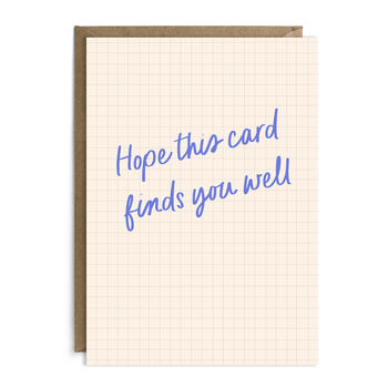 Hope This Card Finds You Well | Workmate Card, 2 of 2