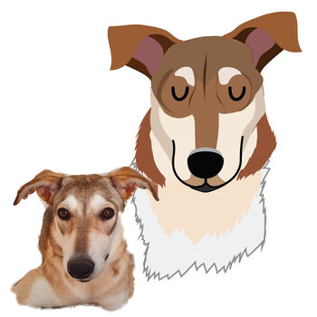 Personalised Pet Portrait Dog Decoration, 10 of 12