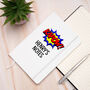 Personalised Comic Book School Pu A5 Notebook, thumbnail 4 of 4