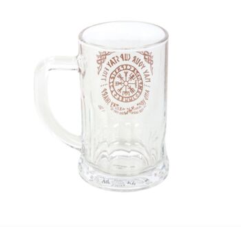 Men’s Viking Beer Tankard Glass And Coaster Gift Set, 2 of 6