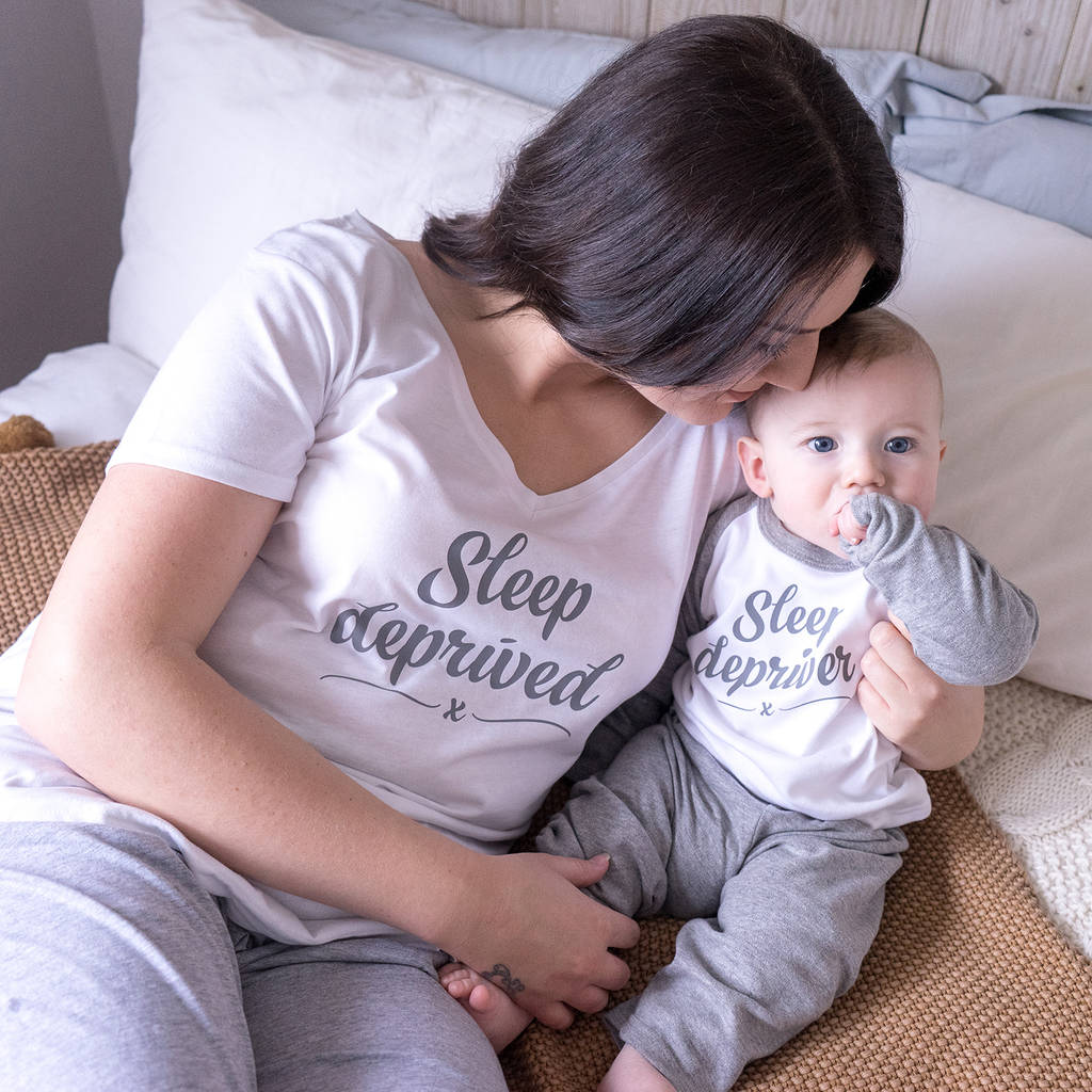 Sleep Deprived Mummy And Me Pyjama Set, 1 of 5