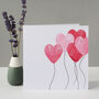 Heart Balloons Love Card, thumbnail 1 of 6