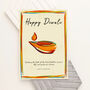 Personalised Diwali Lamp Wall Art, thumbnail 4 of 6
