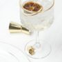 Personalised Gold Rim Cocktail Wine Glasses Twin Pack, thumbnail 2 of 4