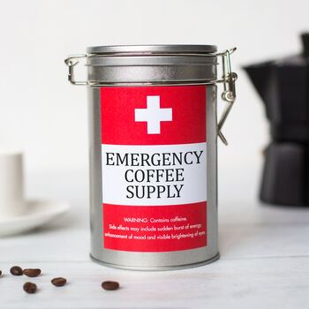 Emergency Coffee Supply Coffee Gift In Tin, 2 of 4
