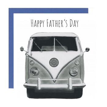 Father's Day Camper Van Greeting Card, 2 of 6