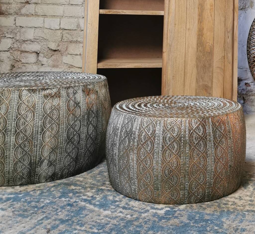Pair Of Boho Side Tables, 1 of 6