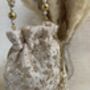 Cream Handcrafted Embroidered Pearl Potli Bag/Wrist Bag, thumbnail 4 of 10