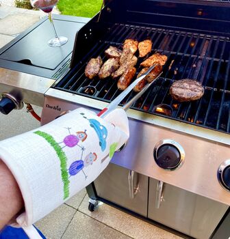 Personalised Child's Drawing Oven Mitt, 8 of 8