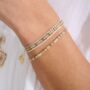 Anastasia Rainbow Moonstone Bracelets, thumbnail 1 of 5