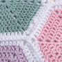 Honeycomb Baby Blanket Easy Crochet Kit, thumbnail 7 of 10