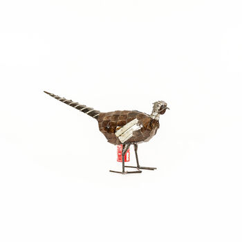 Pheasant 50cm/20in Handmade Metal Sculptures, 6 of 9