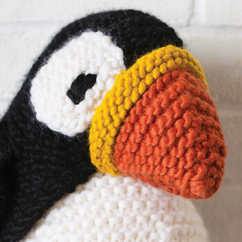Giant Patrick The Puffin Knitting Kit, 2 of 10