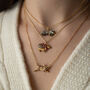 Cosy Hedgehog Charm Necklace, thumbnail 2 of 9