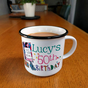 Personalised Milestone Birthday Mug, 6 of 12