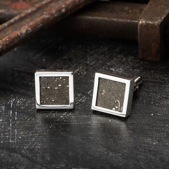 Spitfire Plane Cufflinks | Sterling Silver | Square, 2 of 4